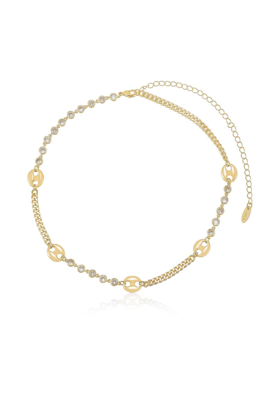 Necklaces Ettika | Subtle Sparkle 18K Gold Plated Necklace