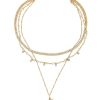 Necklaces Ettika | West Palm Layered 18K Gold Plated Necklace