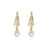 Earrings Ettika | Boho Golden 18K Gold Plated Hoop Earrings