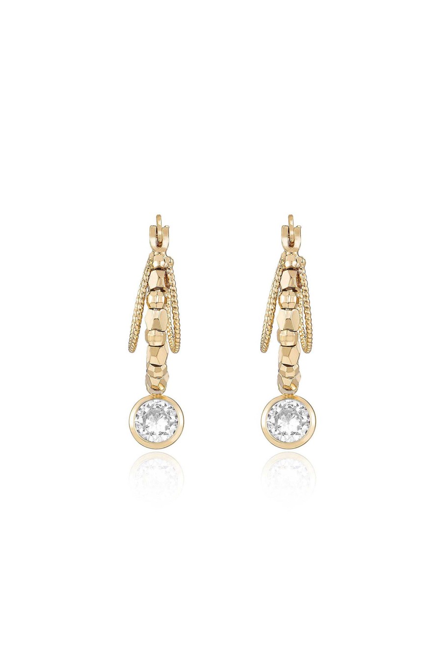 Earrings Ettika | Boho Golden 18K Gold Plated Hoop Earrings