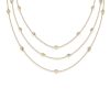 Necklaces Ettika | Perfect Crystal Dotted 18K Gold Plated Layered Necklace