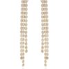 Earrings Ettika | Fan Out Crystal 18K Gold Plated Dangle Earrings