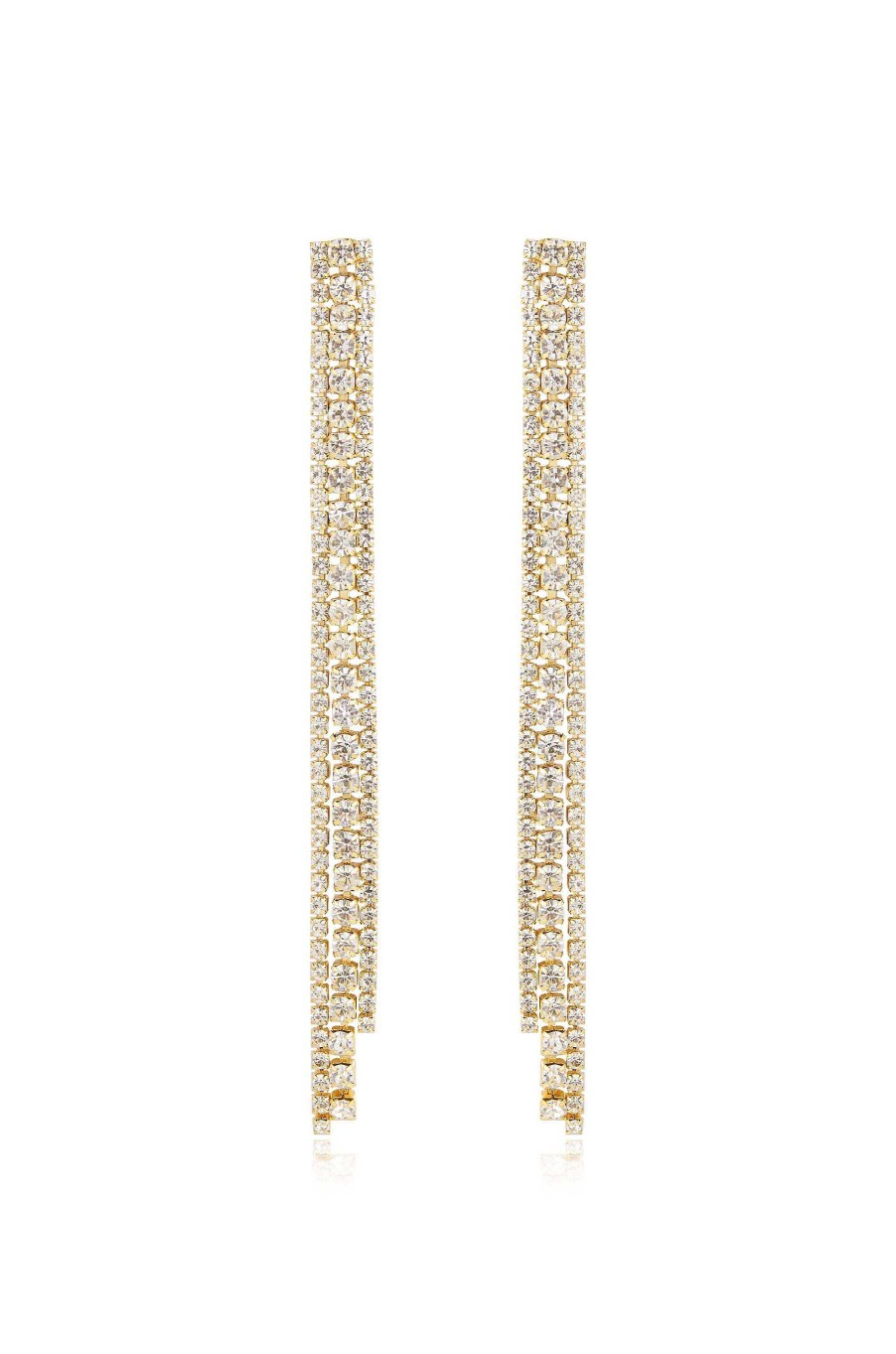 Earrings Ettika | Your Moment Crystal 18K Gold Plated Dangle Earrings