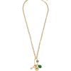 Necklaces Ettika | Green Queen 18K Gold Plated Crystal Charm Necklace