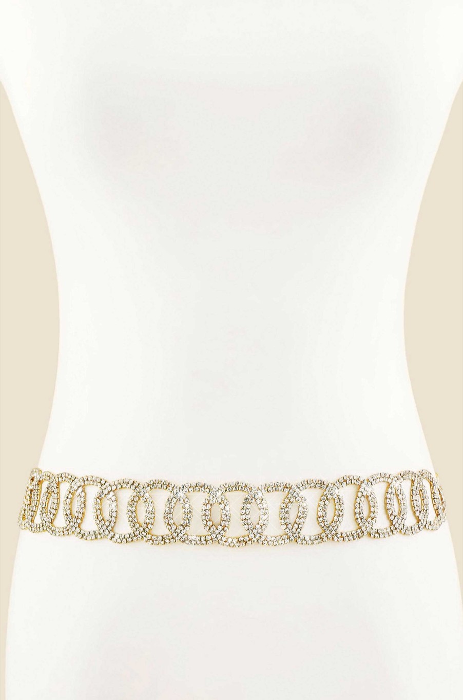 Body Chains & Belts Ettika | Crystal Loop Statement Belt