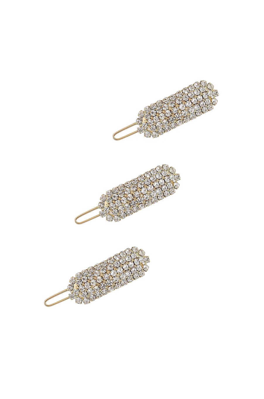 Hair Accessories Ettika | Crystal Droplet Barrette Set