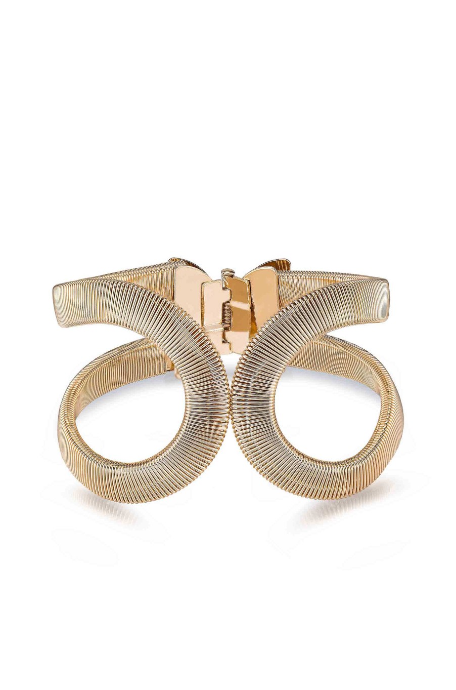 Bracelets Ettika | Abstract Flex 18K Gold Plated Cuff