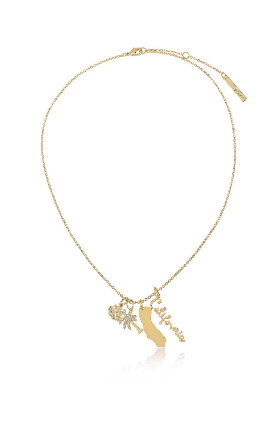 Necklaces Ettika | California Cool 18K Gold Plated Interchangeable Charm Necklace