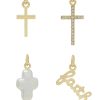 Necklaces Ettika | Gotta Have Faith 18K Gold Plated Interchangeable Charm Necklace