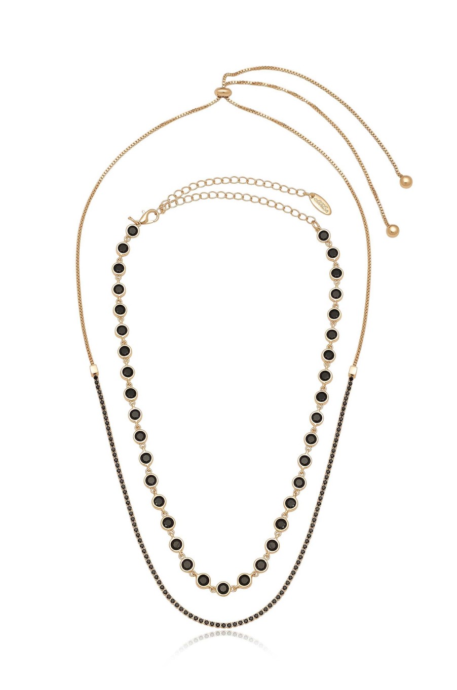 Necklaces Ettika | Easy Layers 18K Gold Plated Necklace Set