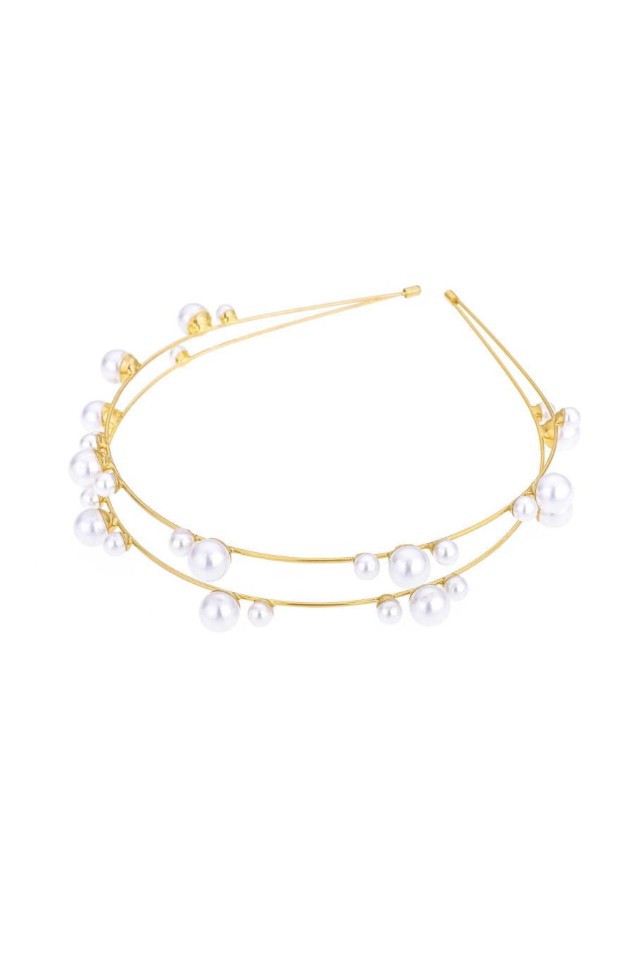 Hair Accessories Ettika | Topped In Pearls Headband