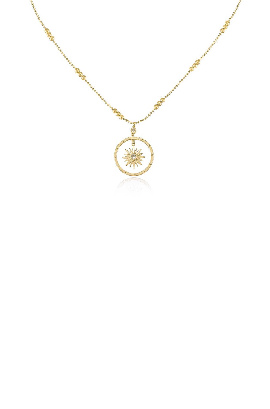 Necklaces Ettika | Nova Crystal 18K Gold Plated Pendant Necklace