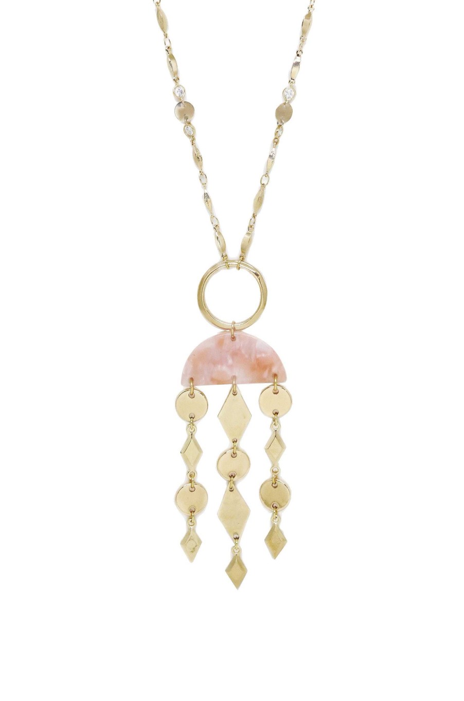 Necklaces Ettika | Mixed Geo Resin And 18K Gold Plated Necklace