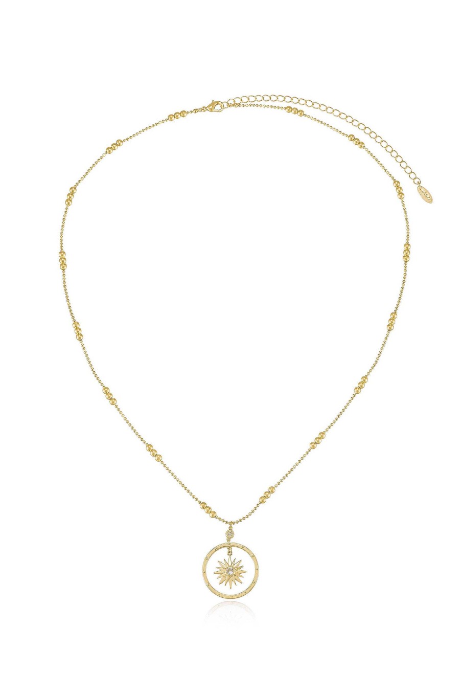 Necklaces Ettika | Nova Crystal 18K Gold Plated Pendant Necklace