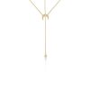 Necklaces Ettika | Dainty Layered Crescent Moon 18K Gold Plated Necklace Set