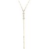 Necklaces Ettika | Elegant Freshwater Pearl And 18K Gold Plated Lariat Necklace