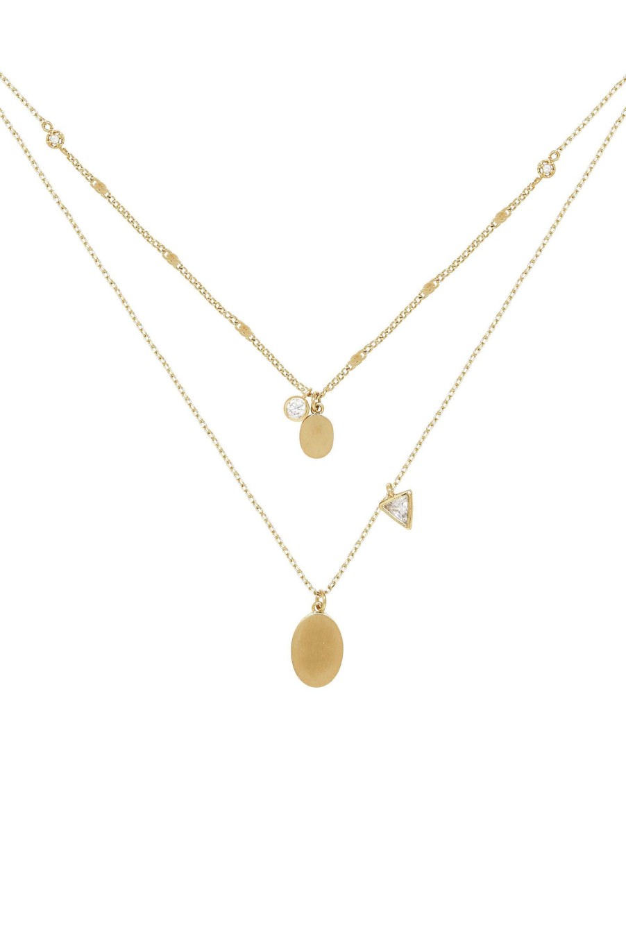 Necklaces Ettika | Sophia Dainty Chain 18K Gold Plated Layered Necklace