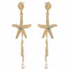 Earrings Ettika | Starfish Seeker 18K Gold Plated Drop Earrings