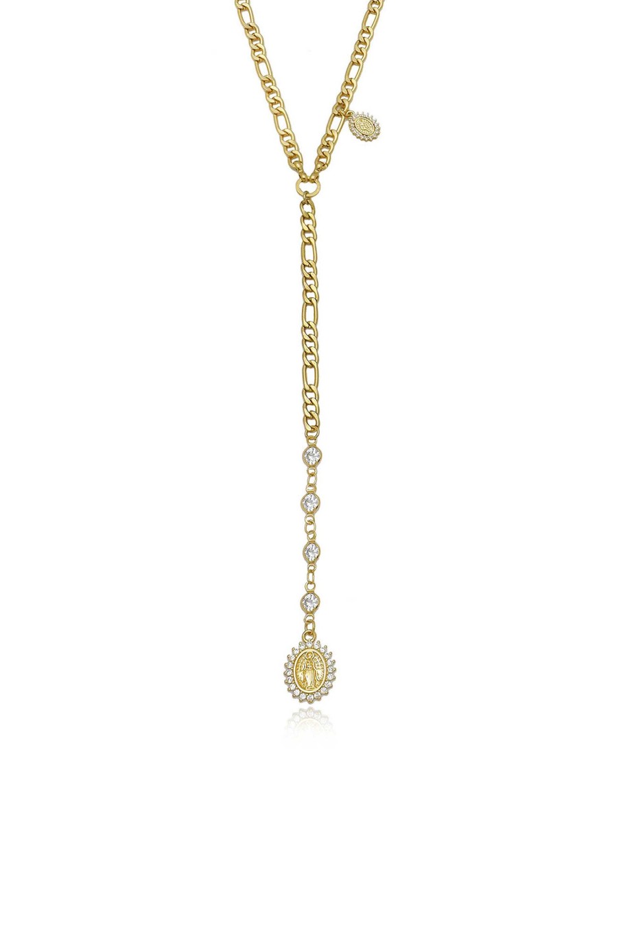 Necklaces Ettika | Crystal Spotted 18K Gold Plated Lariat