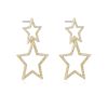 Earrings Ettika | Starbright Crystal 18K Gold Plated Dangle Earrings