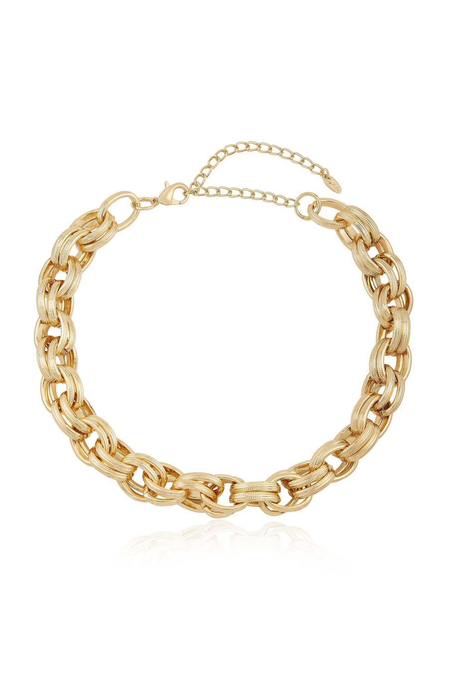 Necklaces Ettika | Bold & Chunky 18K Gold Plated Chain Link Necklace