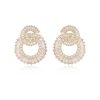 Earrings Ettika | Rotating Circles 18K Gold Plated Crystal Earrings