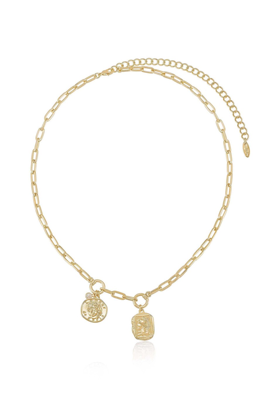 Necklaces Ettika | Your Everyday Chain And Charm 18K Gold Plated Necklace