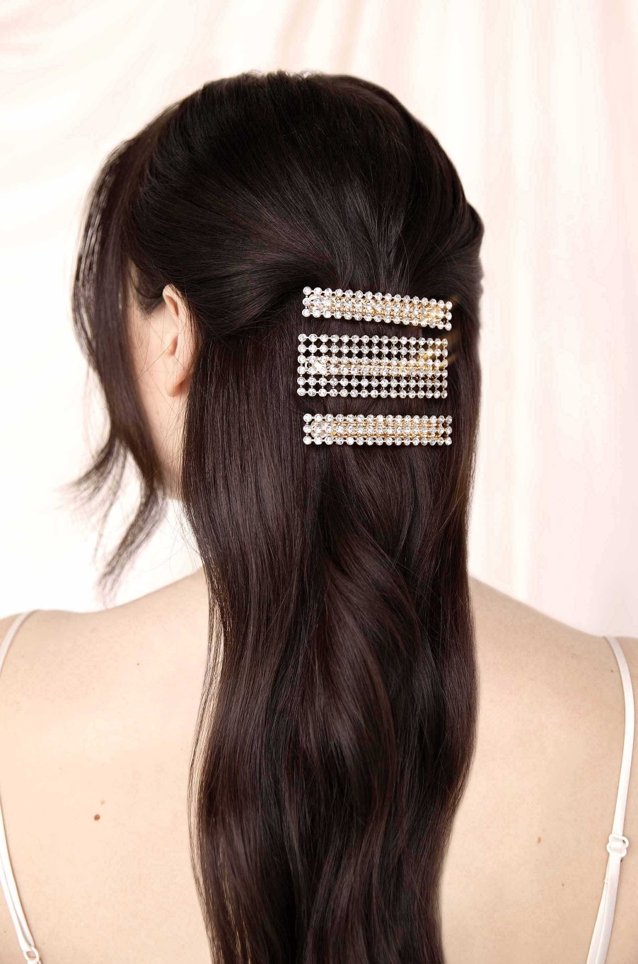 Hair Accessories Ettika | Disco Doll Crystal Barrette Set