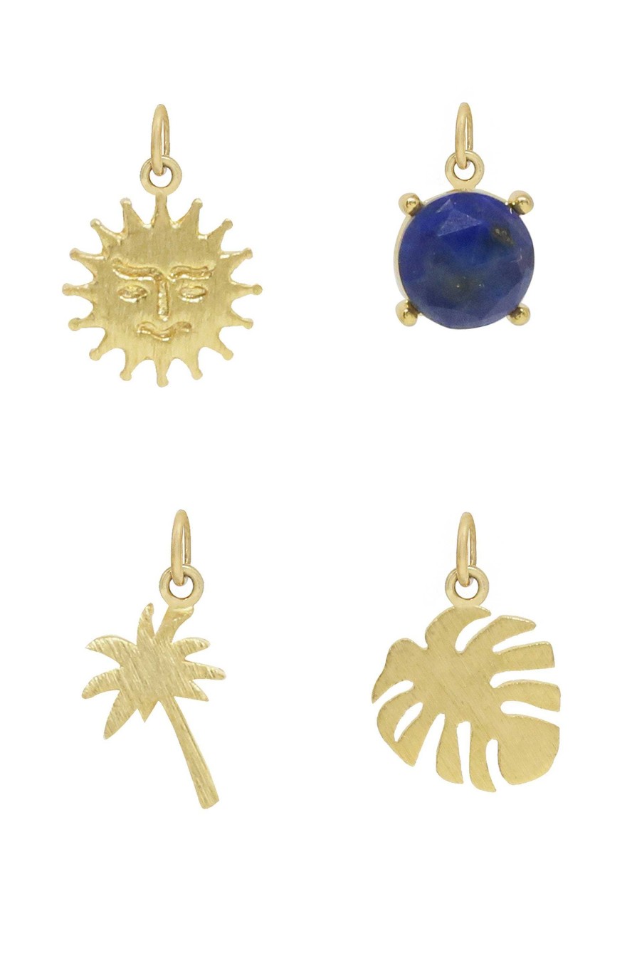 Necklaces Ettika | Tropical Getaway 18K Gold Plated Interchangeable Charm Necklace