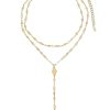 Necklaces Ettika | Augustine Layered Lariat Necklace