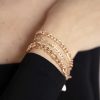 Bracelets Ettika | Linked Up 18K Gold Plated Chain Bracelet Set