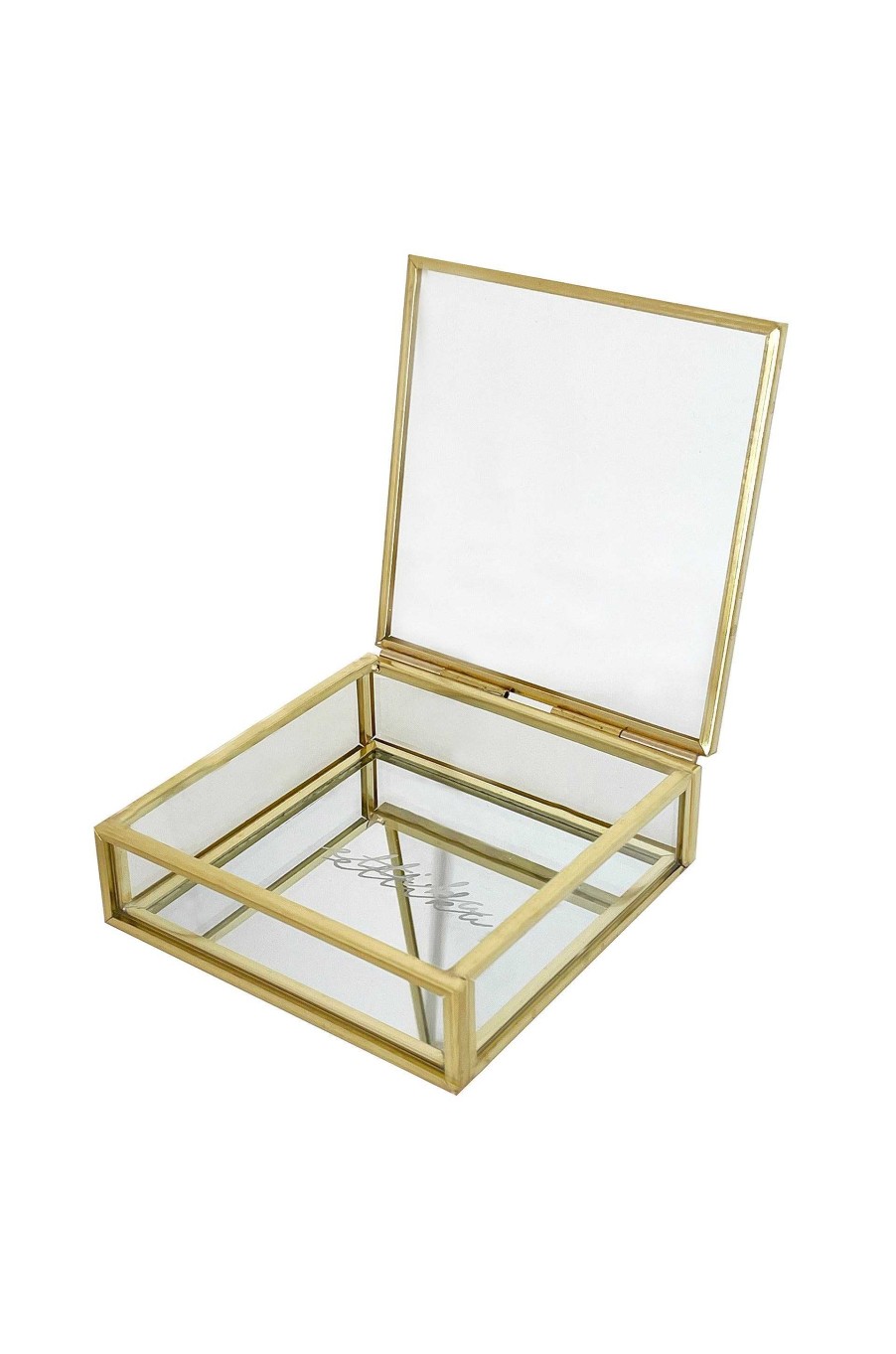 Jewelry Boxes & Trays Ettika | Small Treasures Mirror Bottom Jewelry And Display Box