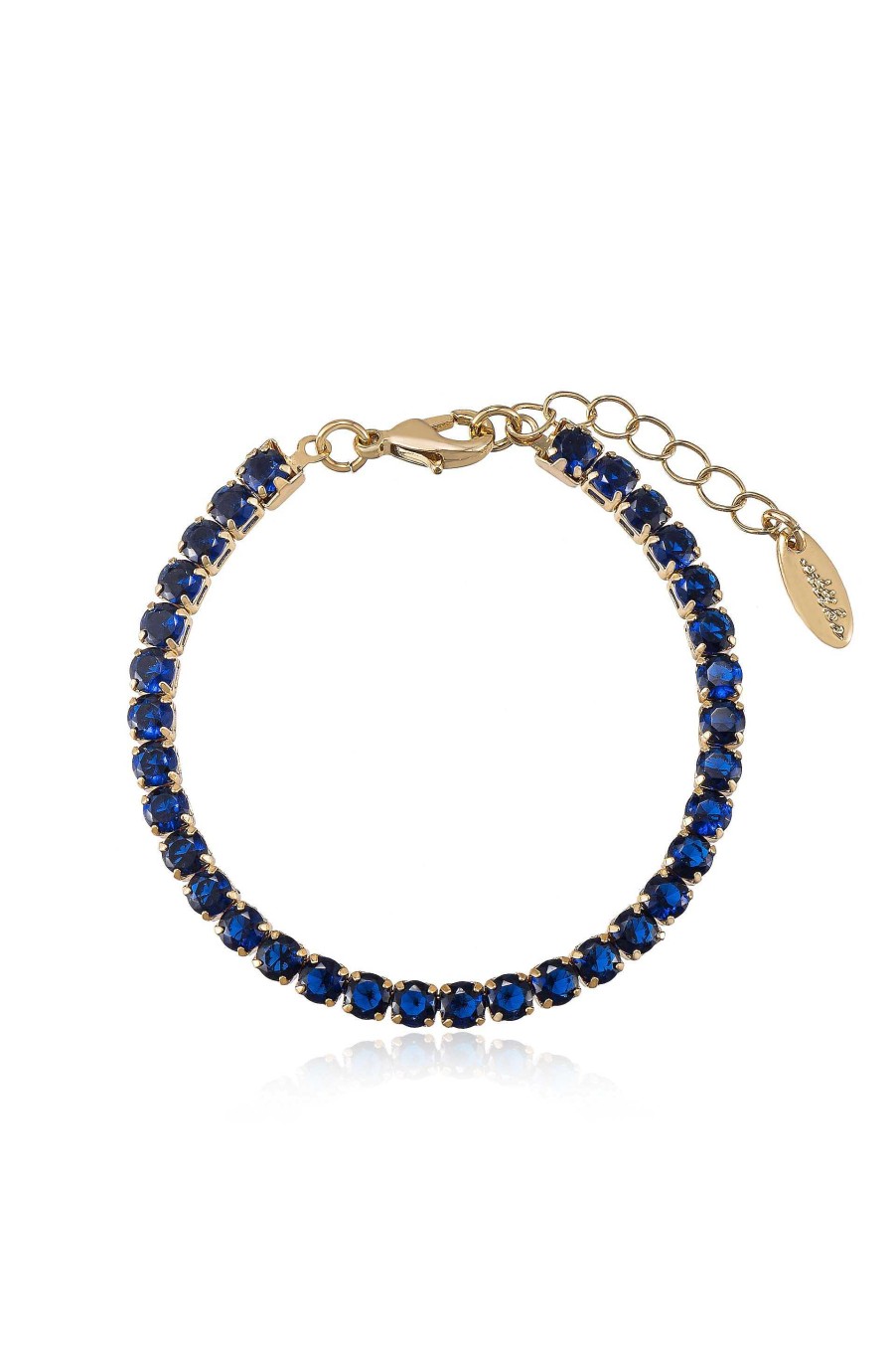 Bracelets Ettika | Giselle Sparkle Crystal 18K Gold Plated Bracelet