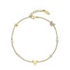 Anklets Ettika | Subtle Butterflies And Pearl Anklet