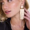 Earrings Ettika | All The Movement Crystal Fringe 18K Gold Plated Earrings