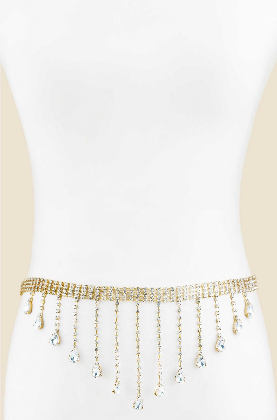 Body Chains & Belts Ettika | Crystal Raindrop Belt