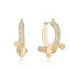 Earrings Ettika | Tie The Knot 18K Gold Plated Hoops