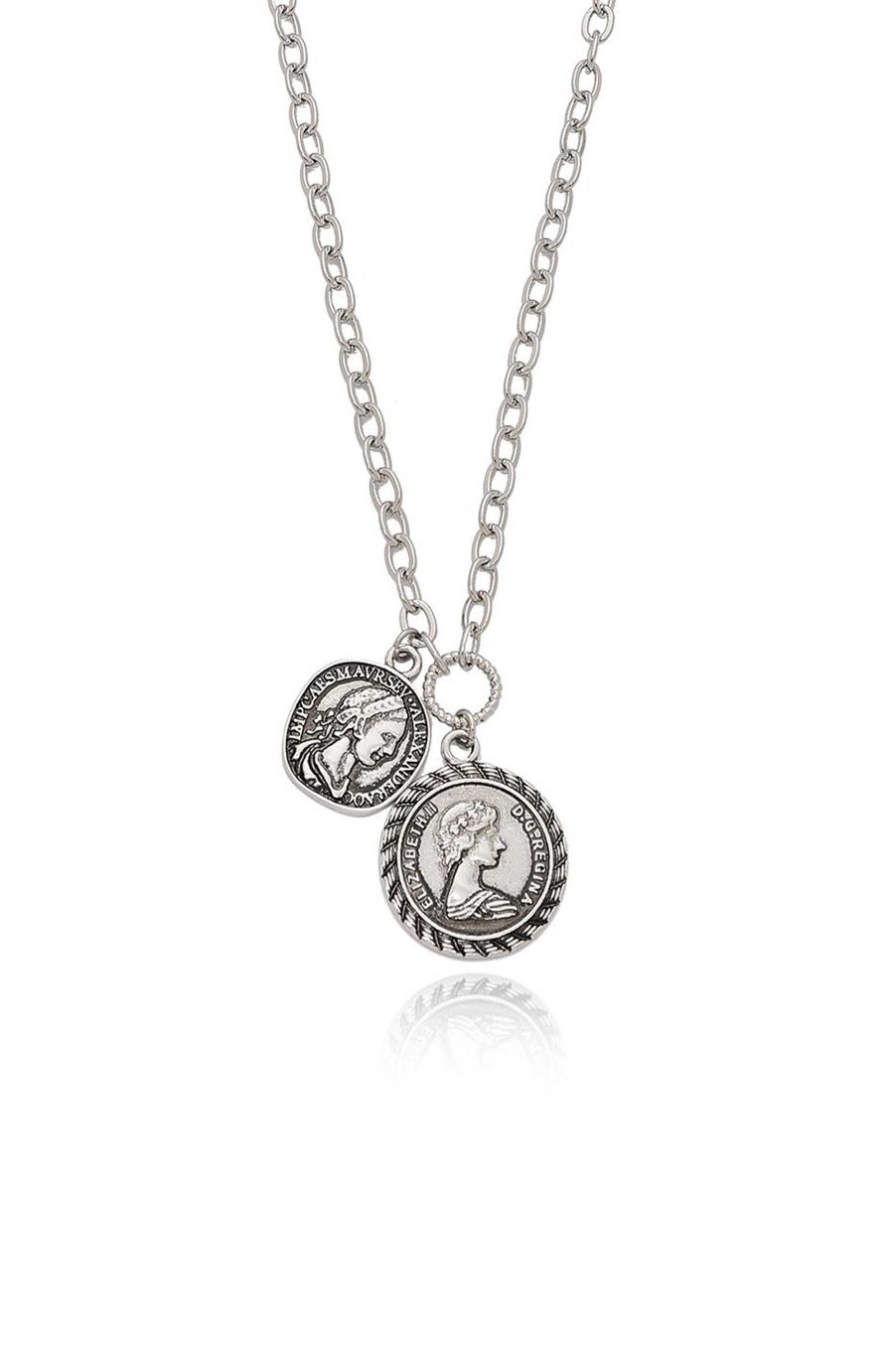 Necklaces Ettika | The Adventurer Double Coin Necklace