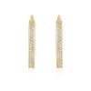 Earrings Ettika | Crystal Spotlight 18K Gold Plated Hoops