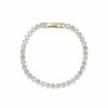 Bracelets Ettika | Crystal Chain 18K Gold Plated Tennis Bracelet