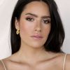 Earrings Ettika | Twists And Turns 18K Gold Plated Hoop Earrings