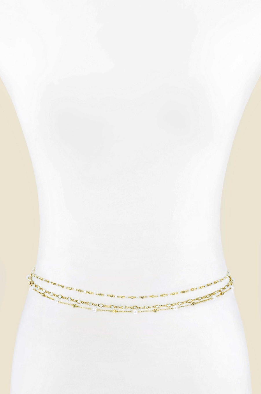 Body Chains & Belts Ettika | Extended Vacation Pearl Body Chain