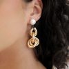 Earrings Ettika | Liquid Gold Pearl 18K Gold Plated Drop Earrings