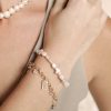 Bracelets Ettika | Faithful Pearl And 18K Gold Plated Chain Bracelet Set