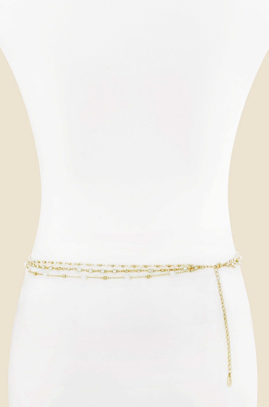 Body Chains & Belts Ettika | Extended Vacation Pearl Body Chain