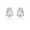 Earrings Ettika | Classic Crystal Teardrop 18K Gold Plated Earrings