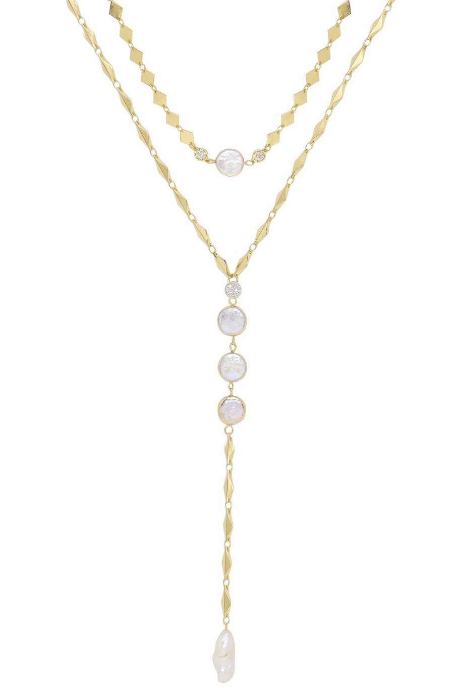 Necklaces Ettika | Summer Dreamin' Freshwater Pearl And 18K Gold Plated Necklace Set