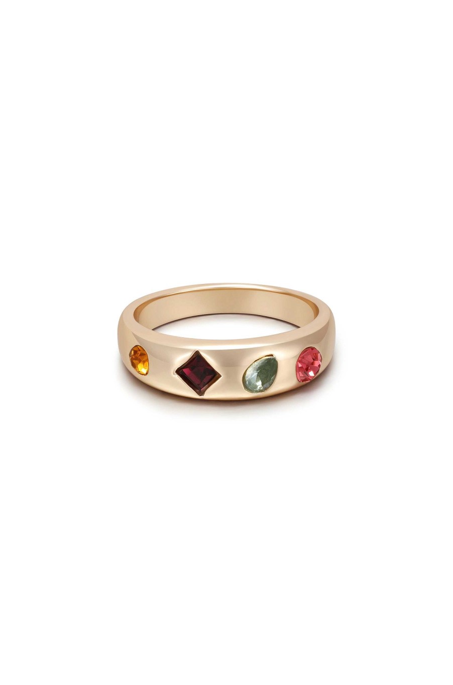 Rings Ettika | Lively Rainbow Crystal Ring