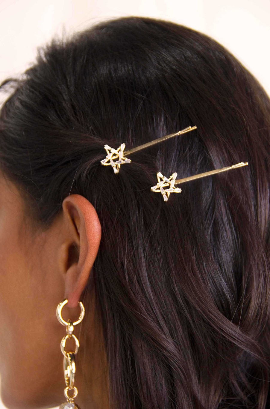 Hair Accessories Ettika | Spell Casting Crystal And Pearl Hair Pins