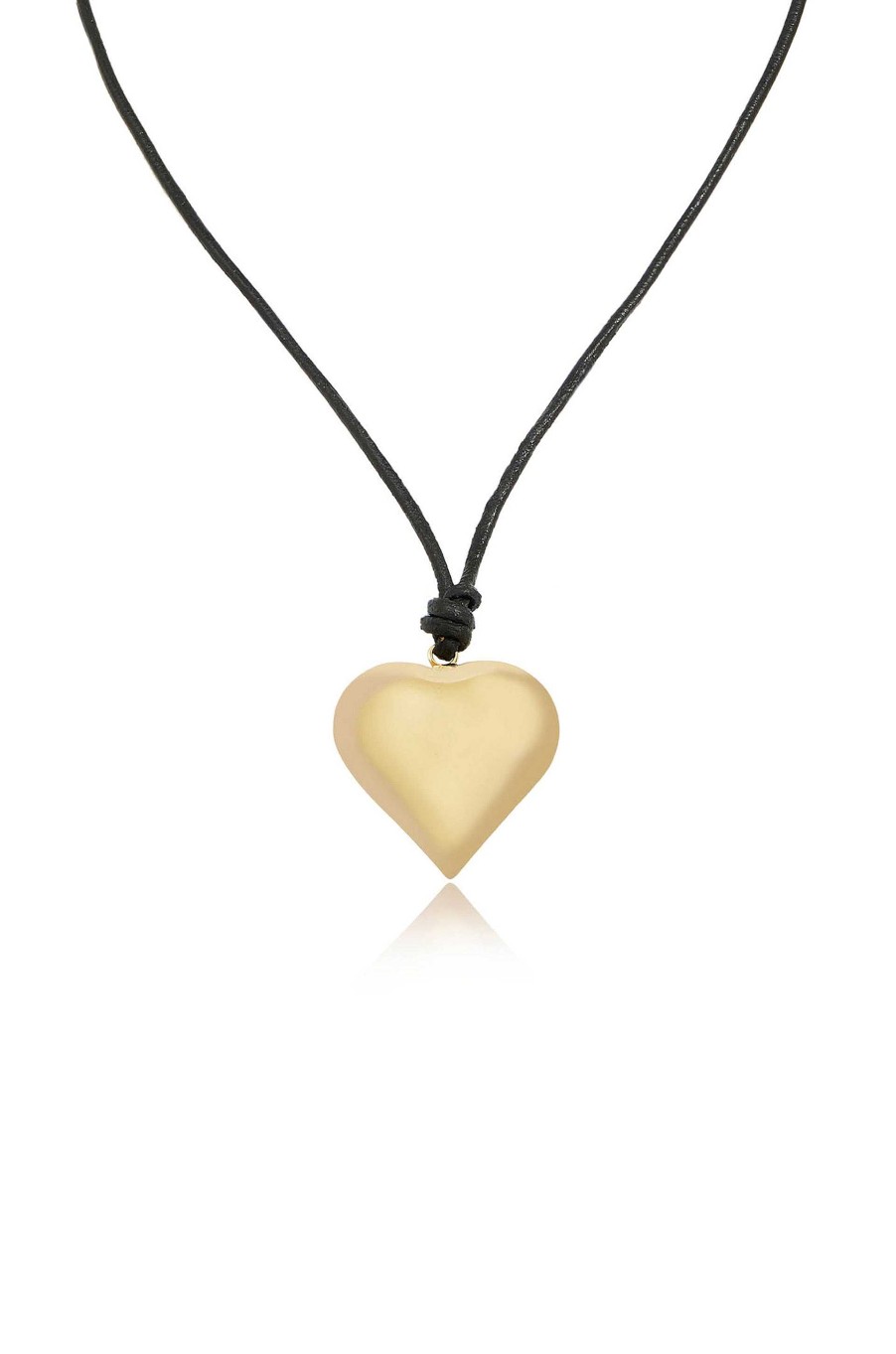 Necklaces Ettika | 18K Gold Plated Heart Pendant Adjustable Cord Necklace